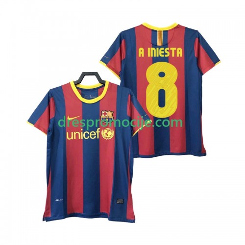 FC Barcelona A INIESTA 8 2010 2011 Dres Retro Domaći Kratkih Rukava FC Barcelona A INIESTA 8 2010 2011 Dres Retro Domaći Kratkih Rukava